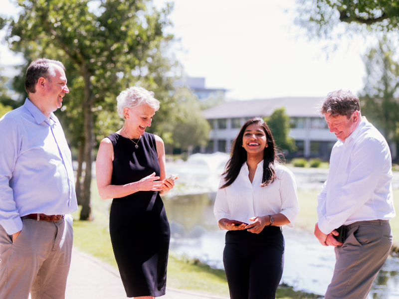 CapEQ M&A advisory team members together near the office near Reading