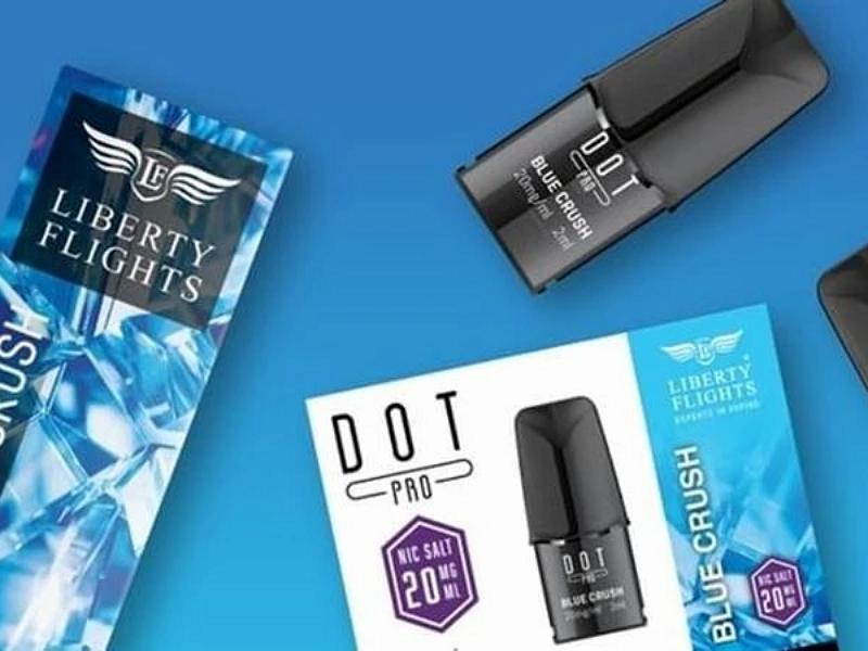 Liberty Flights Dot Pro closed-system vape device, a key asset in the Supreme PLC acquisition