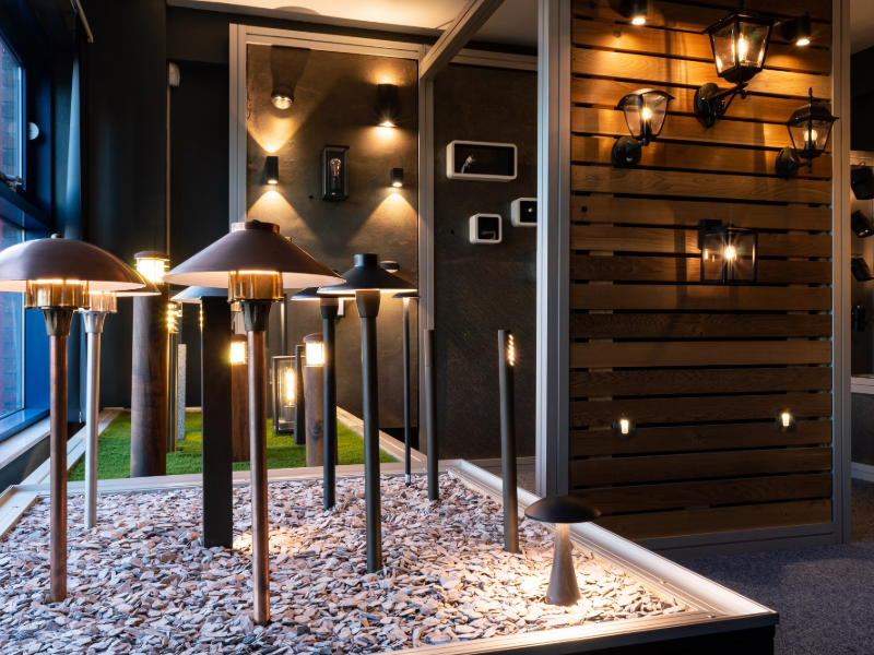 Elipta outdoor lighting product range by Lighting For Gardens, supplied to projects across Europe and Dubai