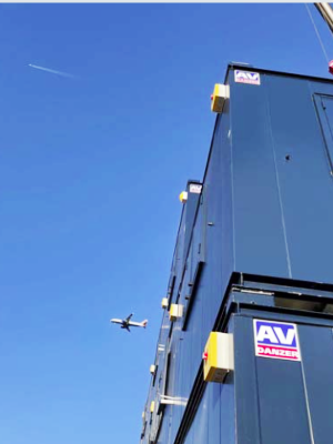 AVDanzer anti-vandal steel modular unit, manufactured at the Langley Mill site