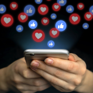 Social media feeds and online conversations tracked across multiple platforms — illustrating Factmata's AI narrative monitoring technology