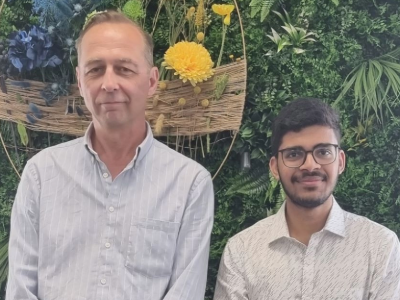 CapEQ | Steve Murphy with summer intern Aaditya Herekar