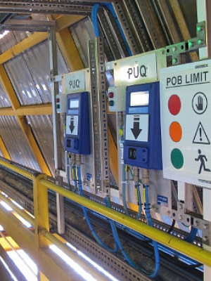 Smart-Trac personnel-on-board software screen used on a North Sea offshore installation