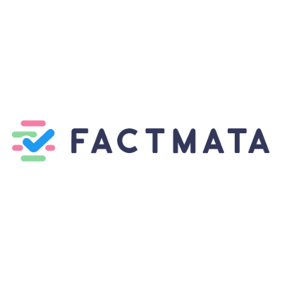 Factmata logo — UK AI narrative monitoring start-up acquired by Cision in 2022