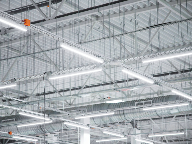 Optimum Lighting energy-efficient fluorescent lighting fixtures for commercial and industrial applications